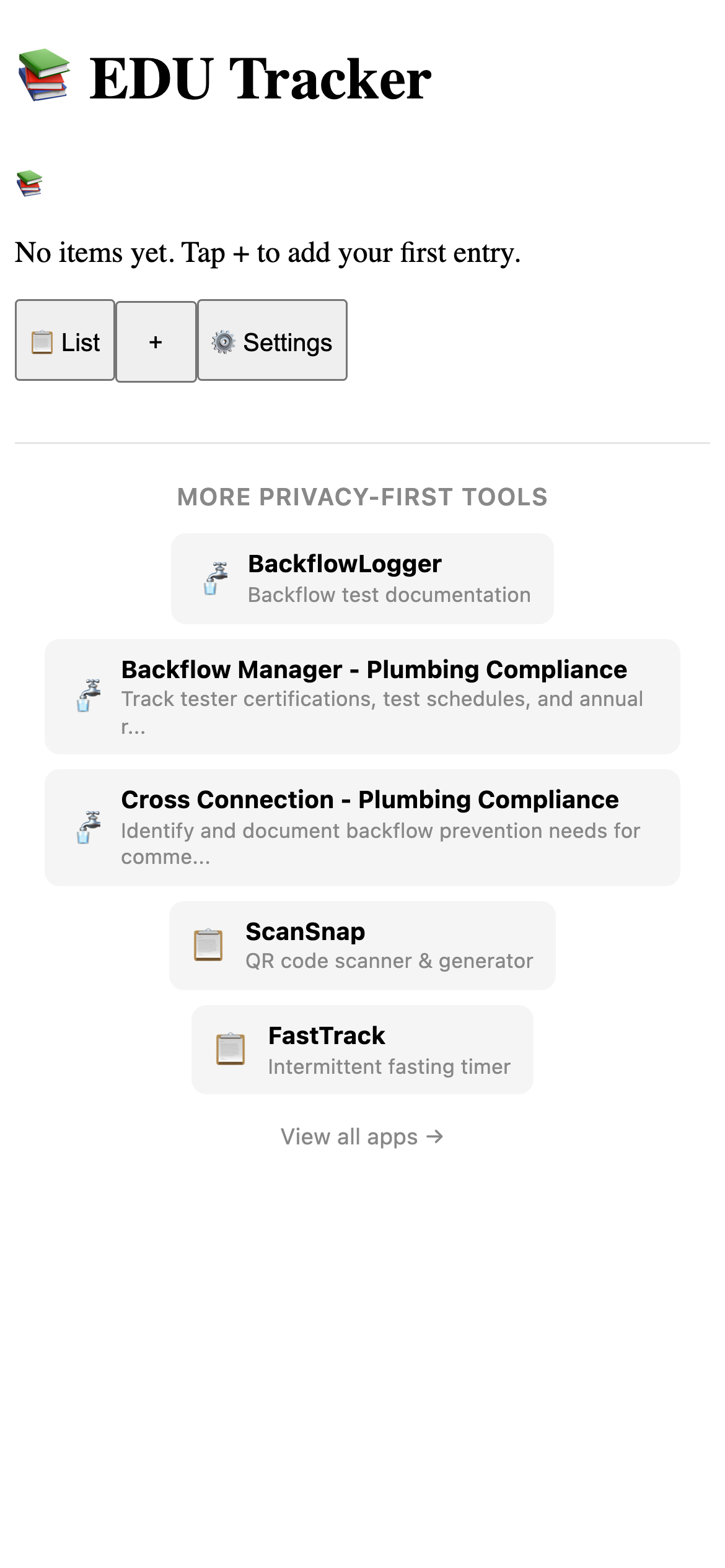 Plumber EDU Tracker - Plumbing Compliance Pro feature detail
